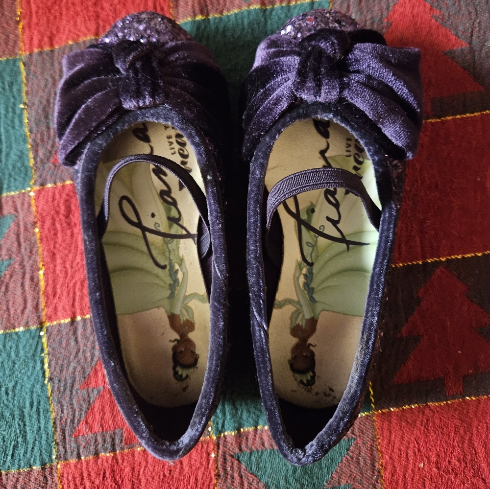 Little princess shoes size 7 US- purple